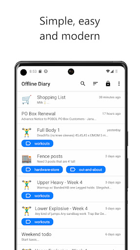 Offline Diary: Journal & Notes - Tools - apps