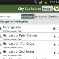 India City Bus routes