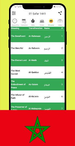 MAROC ADAN horaire de priere