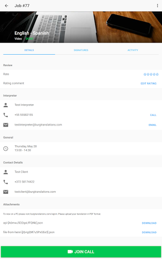 BURG Interpreting Platform