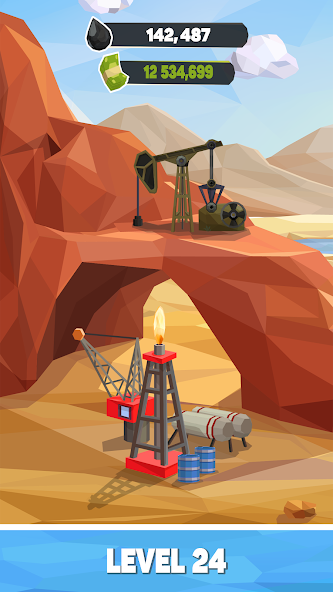 Oil Tycoon Gas Idle Factory v4.5.3 MOD (Unlimited Money) APK