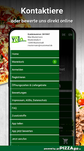 Pizza Yolo Tönisvorst Screen 3