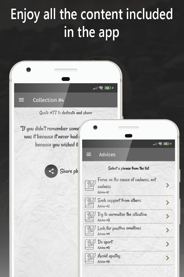 #4. sad quotes and messages (Android) Podle: Appsamimanera