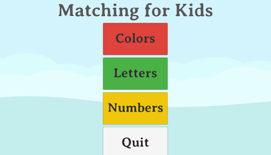 Matching for Kids