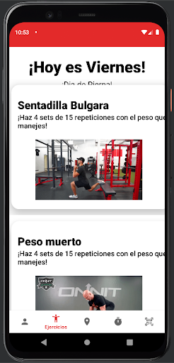 FlexFitness Screen 2