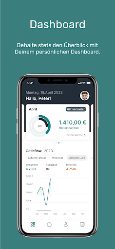 Android application immocloud screenshort