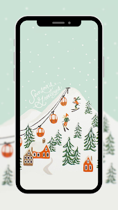 Preppy Christmas wallpapers