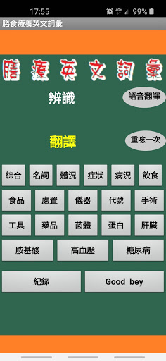 膳療英文詞彙 Screenshot 1 - AppWisp.com