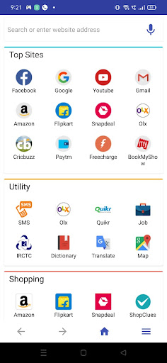 RP BROWSER Screen 3