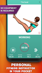 Perfect abs workout - waistline tracker