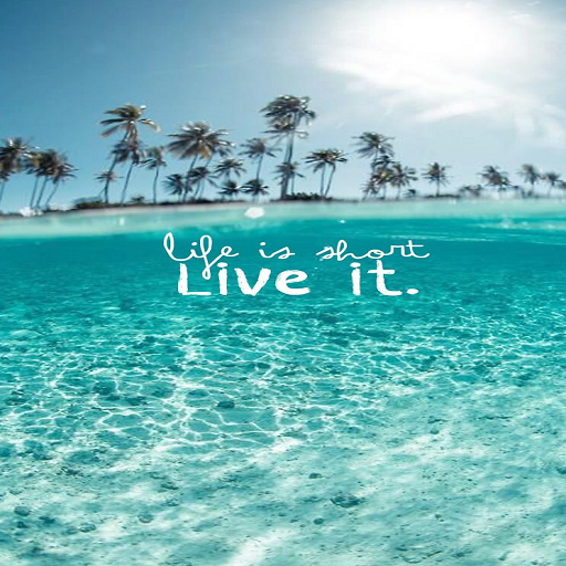 Beach wallpaper. logo