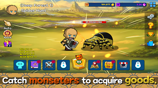 Android application Raising novice warriors screenshort