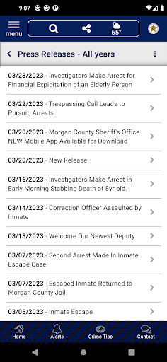 Morgan County AL Sheriff Screen 3