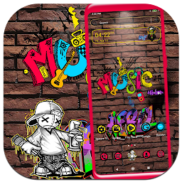 Icon image Graffiti Music Launcher Theme