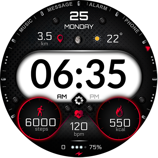 A425 Digital Watch Face YOSASH logo