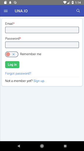 UNA.IO Screen 2