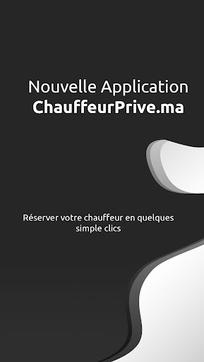 Android application ChauffeurPrive.ma : Chauffeur screenshort