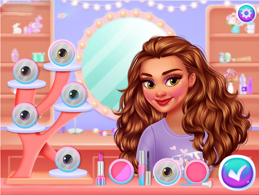 تحدي تلبيس ومكياج صالون ازياء