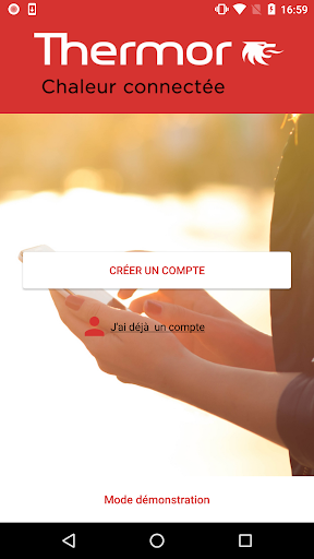 Android application THERMOR COZYTOUCH screenshort