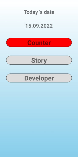 Android application Click counter screenshort