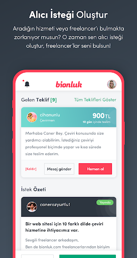 Bionluk - Yetenekli Freelancer screenshot 4