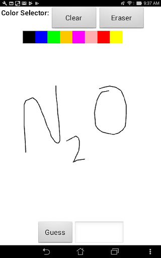 Chemistry Picture Guesser Screen 3