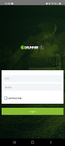 Android application Grunner App - Clientes screenshort