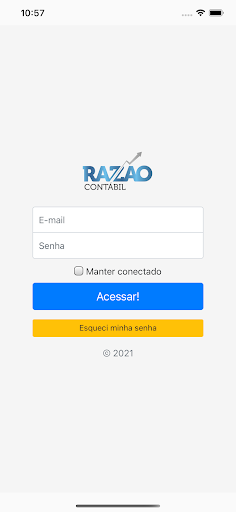 Android application Razão Contábil screenshort