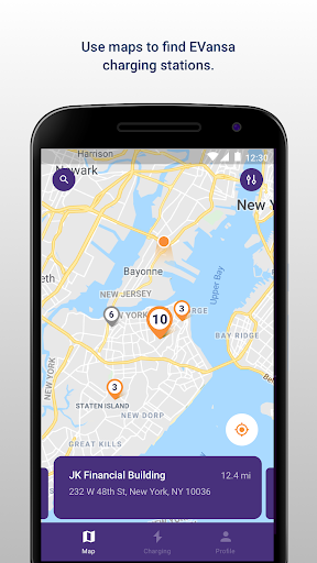 Android application Evansa screenshort
