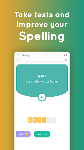 Screenshot of LanGeek | English Vocabulary