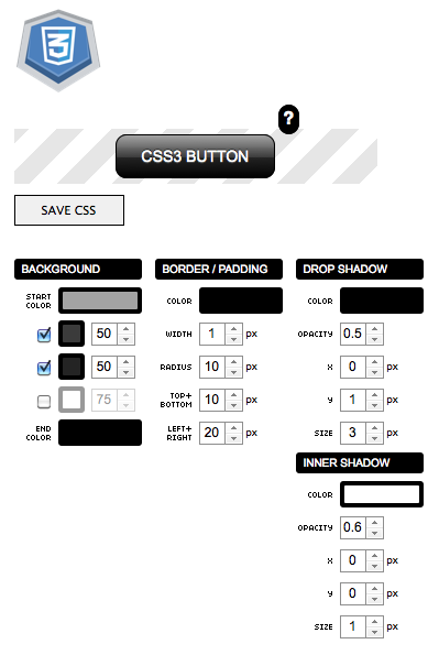 CSS3 Button Generator - 1.2.3 - (Android)