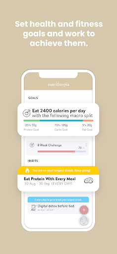 Screenshot of nutrifitopia