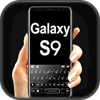 Тема для клавиатуры Black Galaxy S9
