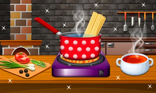 Crispy Noodles Cooking Game