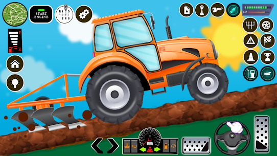 Kids Farm Tractor Harvest Game 1