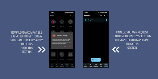 Screenshot of Pix You Dark Android Icon Pack