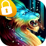Cover Image of Download Lion Art Passcode Lock Screen  APK
