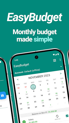 Screenshot of EasyBudget - Budget planning