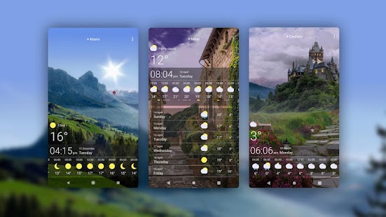 Wetter Live Wallpaper Captura de pantalla