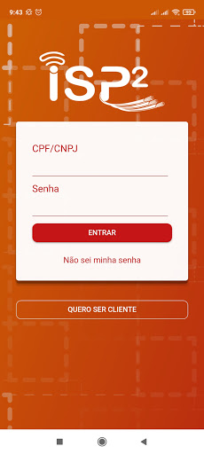 Android application ISP2 Cliente screenshort