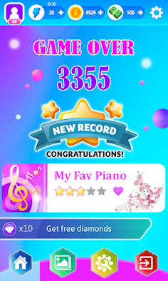 FNF Sarvente x Ruv Piano Tiles - Screenshot 4