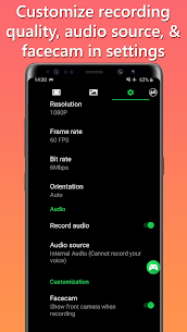 Game Recorder with Facecam Pro Apk (Pro Features Unlocked) 3