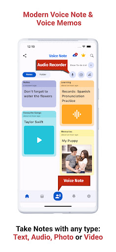 Screenshot of Voice Notes & Voice Memo +