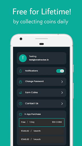 Android application OneTracker - Last Seen Tracker screenshort