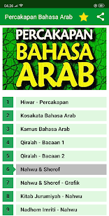Percakapan Bahasa Arab Sehari Hari Lengkap Screenshot