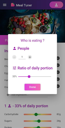 MealTuner Screenshot 3 - AppWisp.com