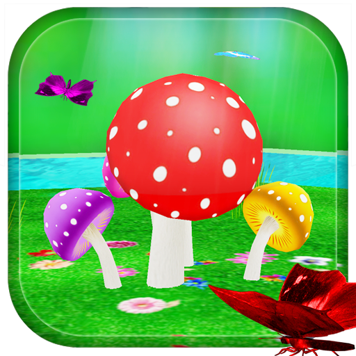 Mushroom & Butterfly 3D live w 3.4 Icon