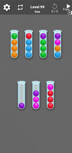 Sort Colored Balls - Ball Sort Screen 3