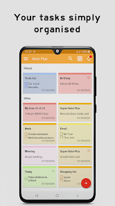 Captura de Pantalla 1 Note Plus - Notepad, Checklist android