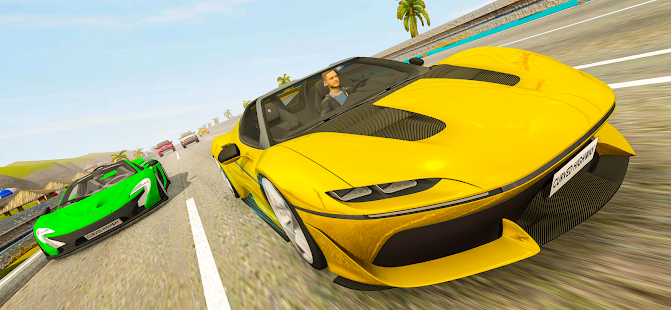 Curved Highway Traffic Racer MOD APK (Premium/Unlocked) screenshots 1